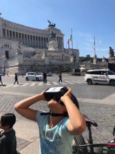 Tour in Bici Roma con occhiali 3D per Realtà Virtuale