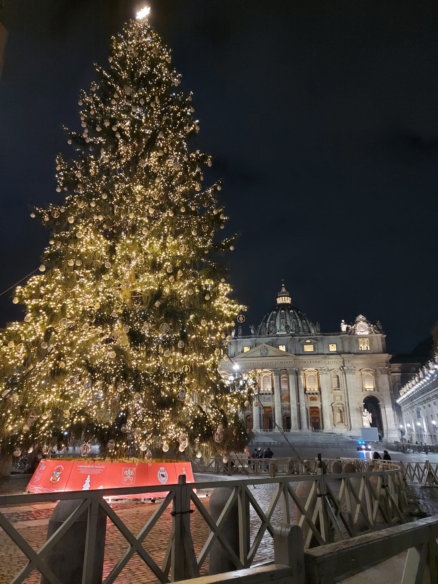 Christmas Electric Bike Tour Rome Christmas tree